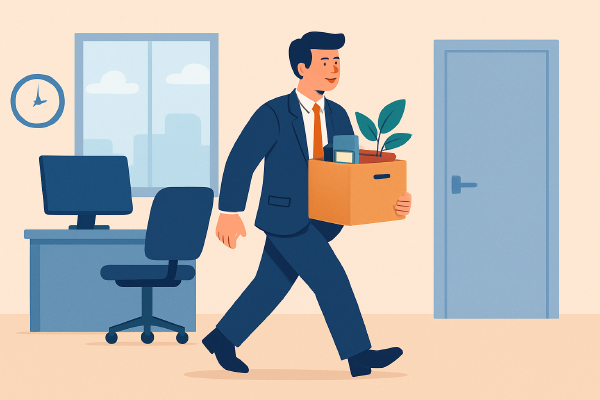 今天，我离开了奋斗五年的公司